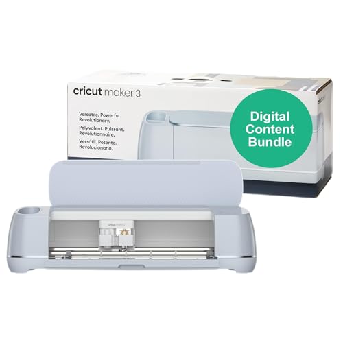 CRICUT MAKER 3 SMART CUTTING MACHINE ULTIMATE DIGITAL BUNDLE - WHITE - Like New