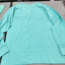 PACIFIC POLO CLUB MEN'S LONG SLEEVE - SIZE: MEN S - TEAL - Brand New