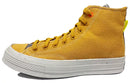 CONVERSE UNISEX CHUCK 70 HI CANVAS SHOES, SIZE: MEN 9, WOMEN 11, YELLOW, 168615C - Like New
