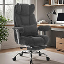 Efomao Executive Office Chair, Soft-Cushioned Computer Chair with Foot Rest - Like New