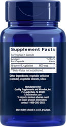 Life Extension N-Acetyl-L-Cysteine (NAC) 600mg, 150 Capsules (Pack of 2) - Brand New