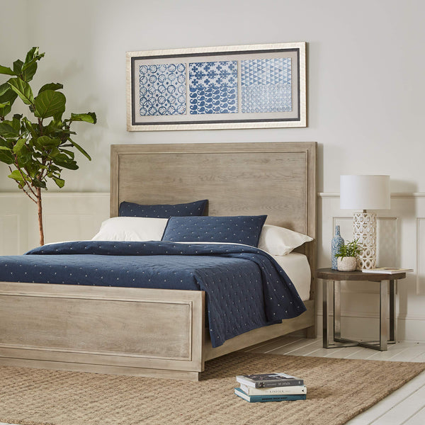 STONE & BEAM JERSEY X-STITCH COTTON COVERLET SET SOFT EASY CARE KING - NAVY - Like New