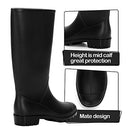 WFL Womens Knee High Rain Boots Size 10 US Women - Black - Like New