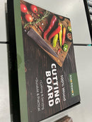 THETCHRY WALNUT WOODEN CUTTING BOARD 17X12X0.8 - WALNUT - Brand New