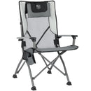 TIMBER RIDGE Folding Camping Chair for Adults, Aluminum Collapsible High Back - Like New