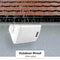 IHOME IHSI-W525BT-PR-WHT BLUETOOTH ALL WEATHER SMALL 150W WALL/CEILING - WHITE - Like New