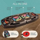 LIFEPRO PORTABLE HOME GYM WITH PUSH UP TRAINING BOARD FOR WORKOUTS - BLACK - Like New