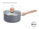HUDSON Aluminum and Ceramic Nonstick Covered 5 Pc Stockpots and Frypan Set - Brand New