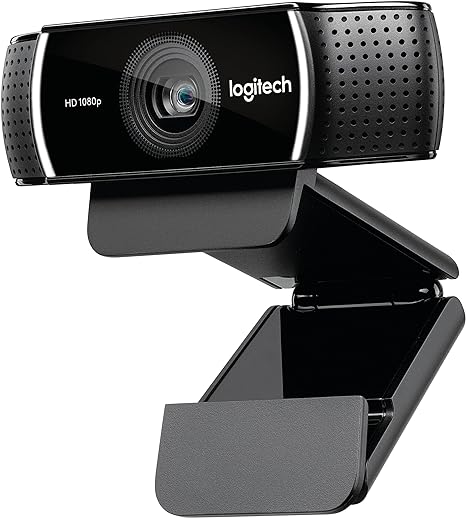 Logitech C922 Pro Stream Webcam 1080P Camera for HD Video 960-001087 - Black - Like New