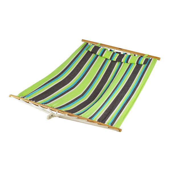 BLISS HAMMOCKS BH-404E 48" WIDE CARIBBEAN HAMMOCK W/PILLOW - COUNTRY CLUB - Like New