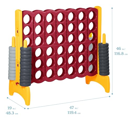 ECR4KIDS JUMBO 4-TO-SCORE GIANT GAME CARDINAL GOLD U-S16303 - Brand New