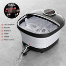 GEHONA COLLAPSIBLE FOOT SPA BATH WITH HEAT FOOT MASSAGER LMT-FCT-0033DL BLACK - Like New