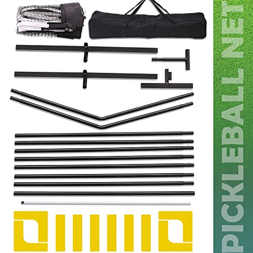 DULCE DOM Pickleball Net Portable Outdoor with Court Marking Kit - Like New