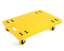 MAXWORKS 50840 HIGH VISIBILITY YELLOW 300-LB CAPACITY MOVERS DOLLY - YELLOW - Like New
