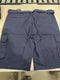 RUGGED TRAIL MEN'S SLIM FIT STRETCH BELTED CARGO SHORTS - SIZE: MEN 40 - NAVY - Brand New
