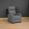 DUMOS SINGLE FABRIC RECLINER MASSAGE CHAIRS/SOFA PADDED SEAT ADJUSTABLE BACKREST - Like New