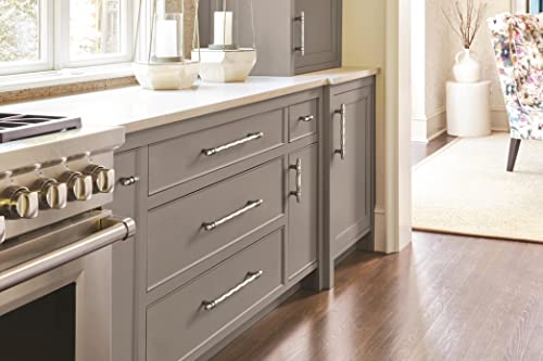 AMEROCK LONDON COLLECTION 2-1/2 IN. (64MM) KNOB - POLISHED NICKEL BLACK CHROME - Like New