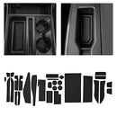 CupHolderHero for Ford F150 2021-2023 Cup Holder Insert Set Solid Black - Brand New