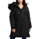 CANADA WEATHER GEAR WOMEN'S WINTER COAT LONG SIZE:  X-LARGE - BLACK - Like New