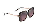 MAUI JIM POLARIZED WOMEN'S POOLSIDE FASHION SUNGLASSES, 55MM- TORTOISE - Like New