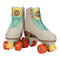 GEM SKATES QUAD ROLLER SKATES SIZE 3-6 CREAM - Brand New
