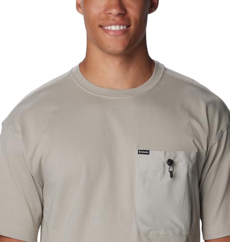 AM5099-027 COLUMBIA MEN'S LANDROAMER POCKET T-SHIRT FLINT GRAY SIZE XL - Brand New
