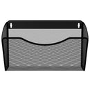 EASYPAG WALL FILE ORGANIZER SINGLE POCKET MESH LETTER/A4 SIZE - BLACK - Like New