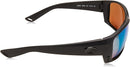 Costa Del Mar Men's Cat Cay Polarized Rectangular Sunglasses - Copper Green - Like New