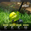 Sun Joe 10 Inch Stringless Lawn Trimmer Kit Battery Charger, 24V-SB10-LTE - Like New