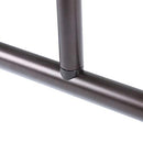 Rustproof Aluminum D-Shape Shower Rod, 60 in. -Oil Rubbled Bronze, NO SCREWS - Brand New