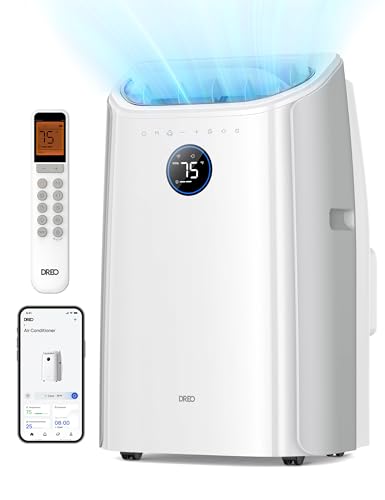 DREO PORTABLE AIR CONDITIONERS 12,000 BTU UNIT COOLING DR-HAC005S - WHITE Like New