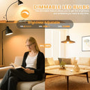 Brightever Dimmable Amber Light Bulbs 60 Watt Equivalent 2200K Warm Light - Like New