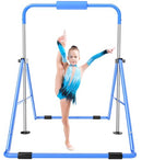 Safly Fun Gymnastics Bar for Kids 3-9, Foldable & Adjustable 35"-51" - Like New