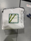 LUXU QUEEN BAMBOO FIBER SHEET SET DEEP POCKETS TO FIT EXTRA THICK - WHITE - Like New