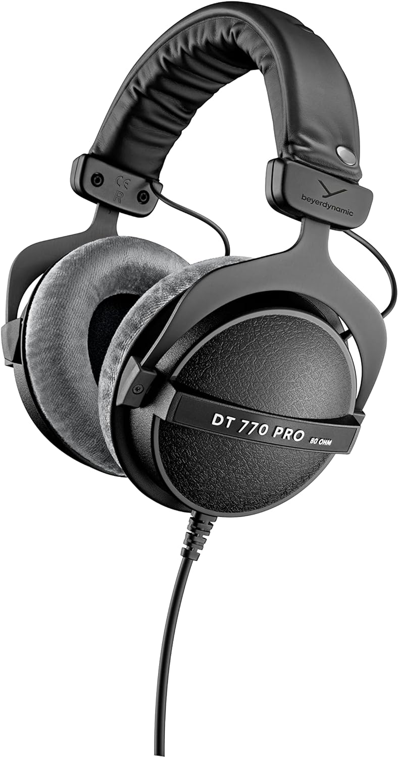beyerdynamic DT 770 PRO 80 Ohm Over-Ear Studio Headphones - Gray Like New
