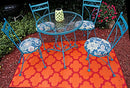 Fab Habitat Reversible Rugs | Indoor, Outdoor Use | Stain Resistant Tangier - Brand New