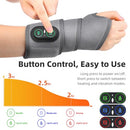 DEMOCE CORDLESS HEATED WRIST BRACE WITH RED LIGHT THERAPY, WRIST MASSAGER - GRAY - Like New