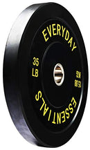 Everyday Essentials Olympic Barbell 2" Rubber Bumper Plate Weight Set 35LBS - Like New