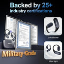 True Bone Conduction Headphones, Open Ear Earbuds with Ear Hooks - Like New