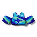 SPEEDO SPLASH JAMMER - BLUE/GREEN/TEAL: LIFE JACKET VEST, KIDS - Like New