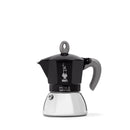 BIALETTI MOKA INDUCTION POT SUITABLE FOR ALL TYPES OF HOBS 4 CUPS ESPRESSO BLACK - Like New