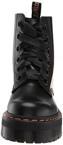 Dr. Martens Women's Molly Combat Boot Black Buttero Size 5 - Like New