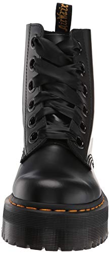 Dr. Martens Women's Molly Combat Boot Black Buttero Size 5 - Like New
