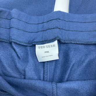 PRO STAR MEN'S FIT FLEECE LINED DRAWSTRING JOGGER SWEATPANTS - 3XL - NAVY - Brand New