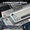 YUNZII AL71 75% MECHANICAL KEYBOARD,WIRELESS BT5.0/USB-C WIRED,MK071E-10 - Like New