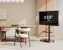 FITUEYES Rolling TV Stand for 19 to 43 Inch LCD LED Flat/Curved Panel Screen TVs - Like New