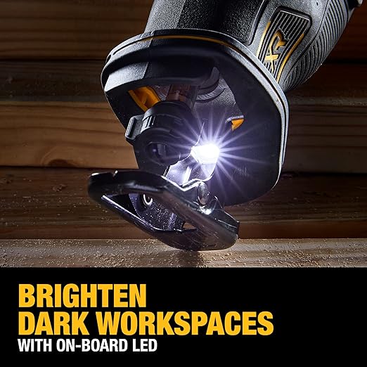 Dewalt 20V MAX XR Reciprocating Saw Cordless 2-FingerTrigger Tool Only - Yellow - Like New