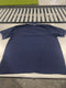 TIGER WOLF 3 BUTTON POLO SHIRT - SIZE: MEN XL - NAVY/WHITE - Brand New