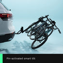 KAC S3 Hitch Mounted 3-Bike Suspension Rack Black KAC-FGS-A014-01-AA1US - Like New