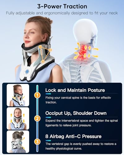 Hybodies Cervical Neck Traction Device Neck Stretcher for Cervical Pain Relief - Like New